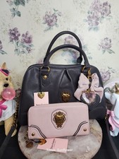 JUICY COUTURE JUICY ROMANCE SATCHEL BAG WITH BOW  Matching WALLET