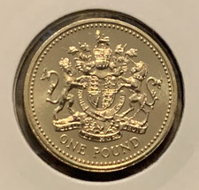 2003 Royal Arms BUNC £1 one pound coin Brilliant Uncirculated Royal Mint uk 03