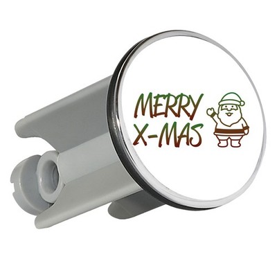 Waschbeckenstöpsel Merry X-Mas Weihnachtsmann Geschenkidee Merry X-Mas Geschenk