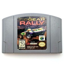 Top Gear Rally Nintendo N64 Racing Video Game Midway 1997 Tested Works