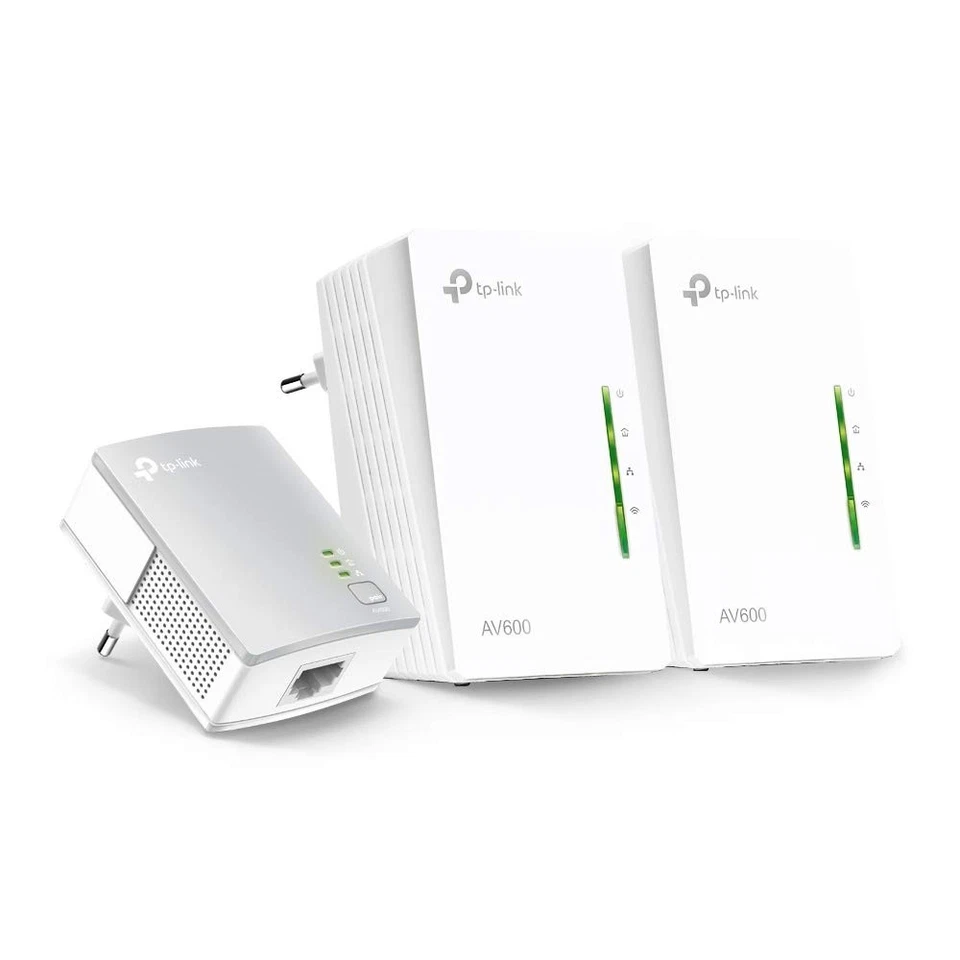 TP Link TL WPA4220 TKIT Powerline Kit AV600Mbps e WiFi 300Mbps Homeplug AV2 - Immagine 2 di 4