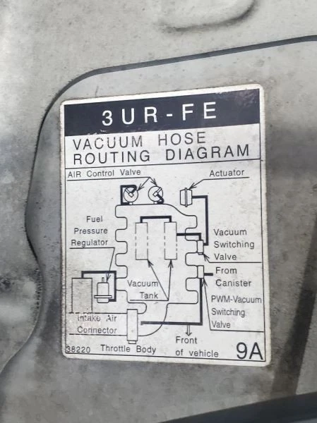 Hood 1D6 Silver Sky Metallic OEM 2007 2008 2009 2010 2011 2012 13 Toyota Tundra - Image 4 of 4