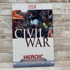 Signed Margaret Weis/Valentine/Banks Marvel Heroic RPG Civil War Essential Event