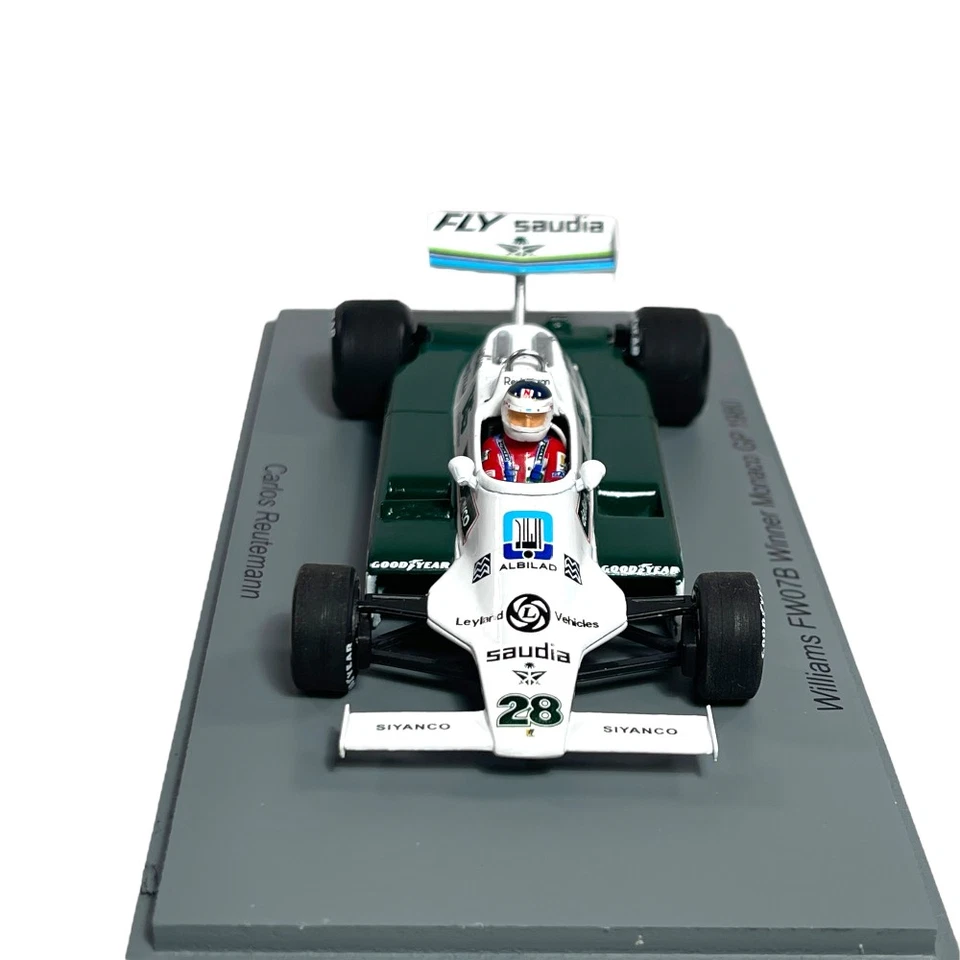 Modellino F1 Spark 1/43 Williams FW07B Carlos Reutemann #28 Winner Monaco GP ... - Immagine 2 di 4