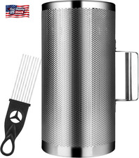 12" X 6" Metal Guiro Shaker Stainless Steel Guiro Instruments with Scraper Music