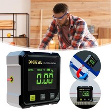 Digitaler Winkelsucher mit Laser 4-seitig starkes magnetisches Winkelmessgerät