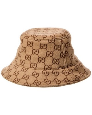 Gucci Gg Wool Bucket Hat Women's Beige M | eBay