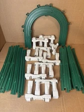 Geo Trax Elevation Track Lot- Supports- Ramps- 20 Pcs-GUC- Fisher Price