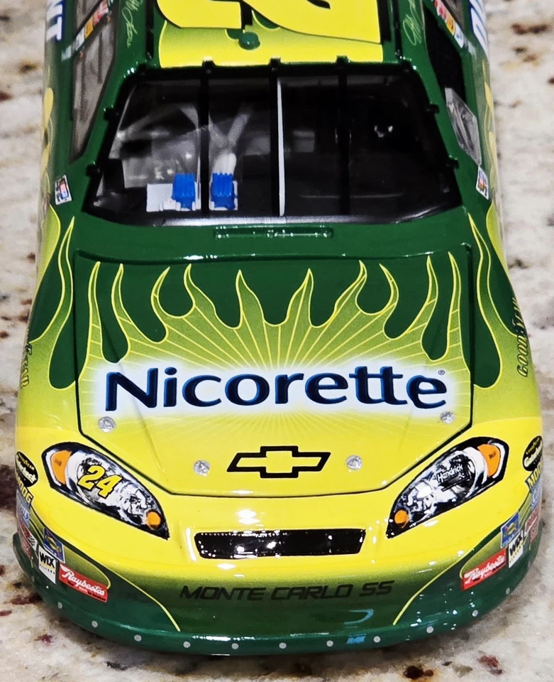 Jeff Gordon Nicorette Monte Carlo SS 2007 #24 1:24 diecast RCAA propietario seleccionado Foto 3 de 4