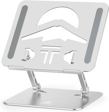 Laptop Stand Adjustable Laptop Holder for Desk, Foldable Laptop Riser Portable C