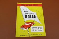 1953 Langhorne Pennsylvania Speedway Stock Car Race Nice Orig Official Program