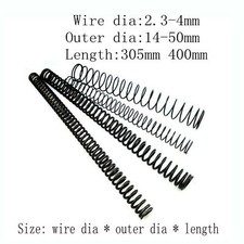 Spring steel compression spring Wire dia 2.3mm-4mm OD 14-50mm Length 305mm 400mm