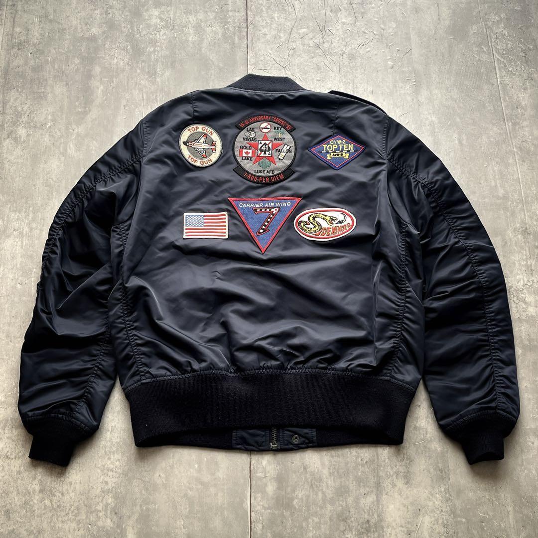 AVIREX L-2A BLUE ANGELS flight jacket ma-1 | eBay
