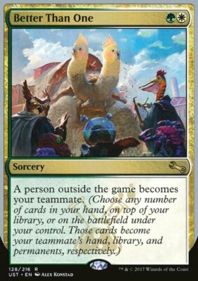 Magic the Gathering MTG Better Than One (128) Unstable   LP