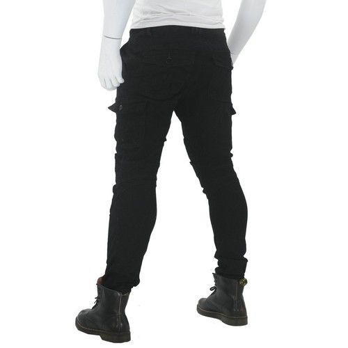 Bestickte Jeans für Herren - Motorradhose mit Motocross Gürtel, Equipemen - Bild 22 von 28