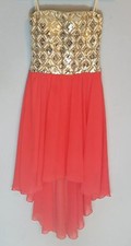 As You Wish Sequins Dress Size S Sweetheart High Low Formal Special Occasions
