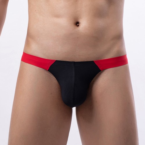 Men Sexy Briefs Ice Silk Breathable Low-rise Comfortable Bulge Pouch Underpants - Picture 13 of 28