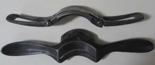 2 DIFF~1880's VINTAGE SPOKE SHAVES~CAST IRON~SHARP BLADES, STANLEY&? NOW ON SALE