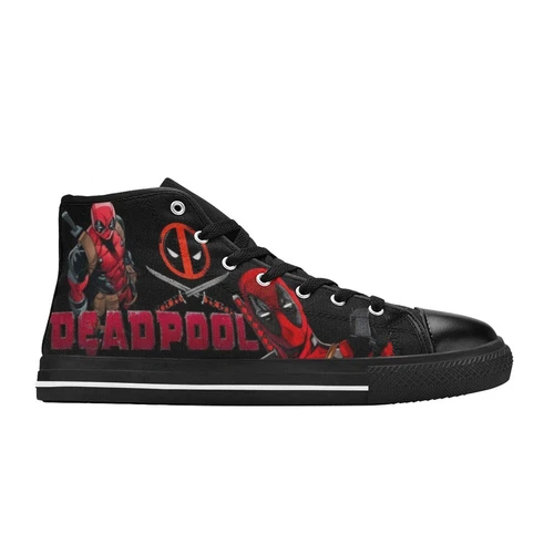 Deadpool Sneakers Custom High Top Men's Canvas Shoes
