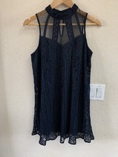 Speechless Navy Blue Dress Size M
