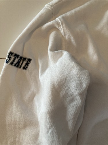 PENN STATE Athletic Hoodie Sweatshirt Youth Size L White Pullover - Picture 8 of 11