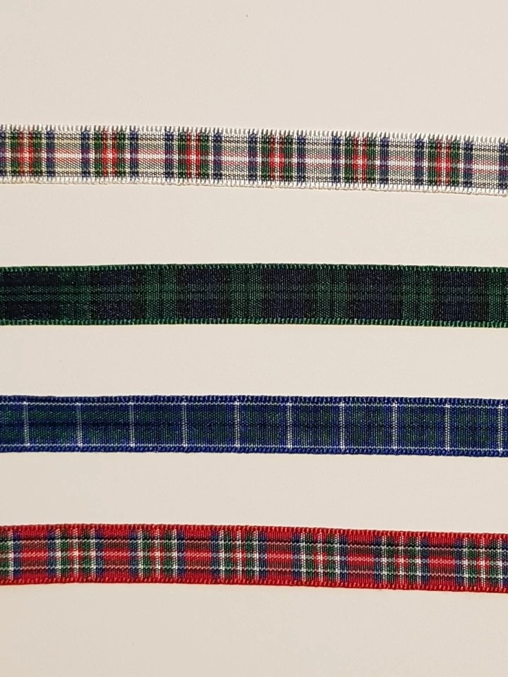 TARTAN RIBBON CHOICE OF LENGTHS, WIDTHS AND DESIGN BERISFORDS SCOTTISH APPROVED