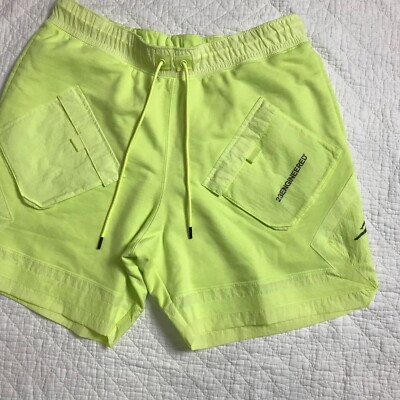 Jordan 23 Engineered Fleece Shorts Men's SZ L Lemon Green DA7202