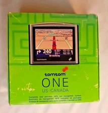 TomTom One New Edition GPS Bundle Automotive Mountable Preowned Tested, working