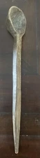 Primitive Hand Carved Wood Wooden Spoon Ladle Long Handle 21” Mining Country CO