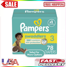 Pampers Swaddlers Diapers, Size 3, 78 Count