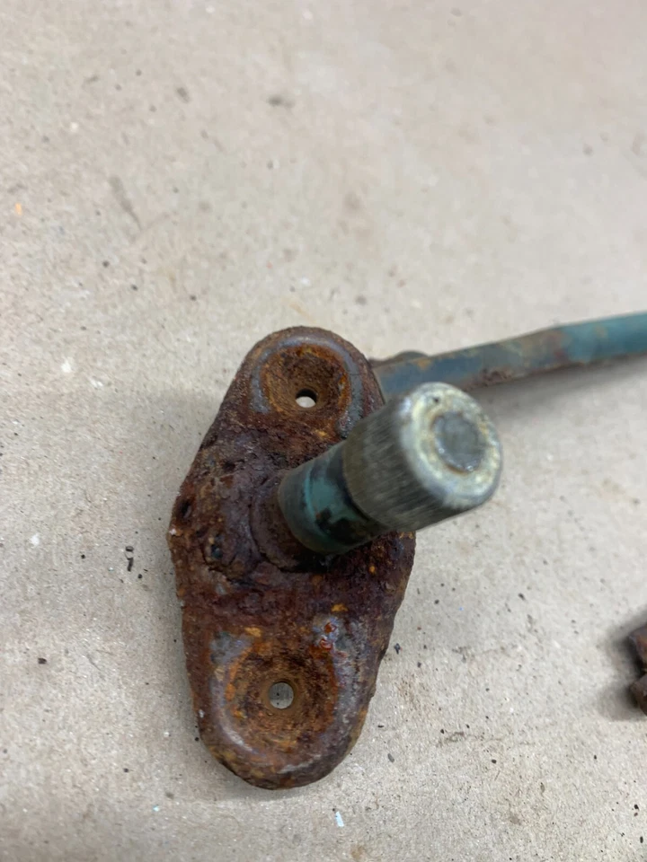 Chevy C10 C20 GMC K1500 1967-1972 camión blazer limpiaparabrisas barras de acoplamiento brazo par oxidado Foto 3 de 4