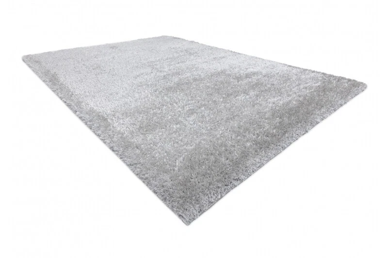Amazing Modern Rug shaggy "FLUFFY" 5cm, soft, single-colour, SILVER High Quality - Image 2 of 4