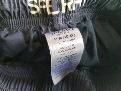 Sperry Swimsuit Trunks Boys Shorts Drawstring Waist Boardshorts Medium 10-12 - Picture 5 of 6