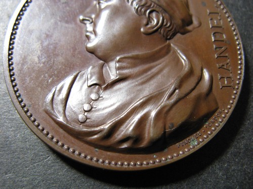 Crystal Palace June 1857 Handel Festival Medal - Bronze - Boxed BHM#2597 - Picture 8 of 12
