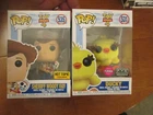 FUNKO POP TOY STORY 4 DUCKY FLOCKED & SHERIFF WOODY HOLDING FORKY FYE HOT TOPIC