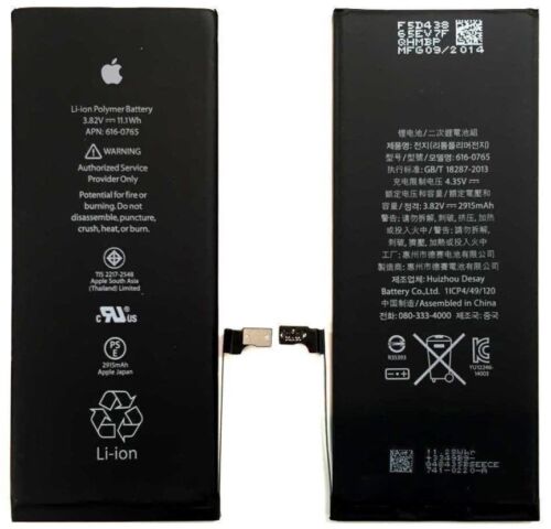 OEM Original Genuine Battery Replacement for Apple iPhone 6+Plus 2915mAh  - Foto 1 di 1