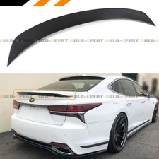 FOR 2018-2021 LEXUS LS500 LS500H JDM VIP STYLE REAL CARBON FIBER TRUNK SPOILER