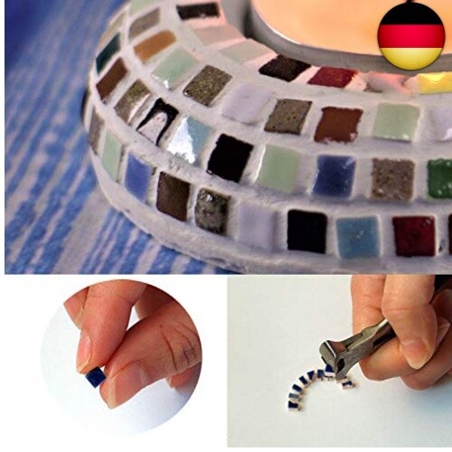 ALEA Mosaic Mosaik Minis 5x5mm, 5000 Stück, Mix rot, MXRG - Bild 3 von 6