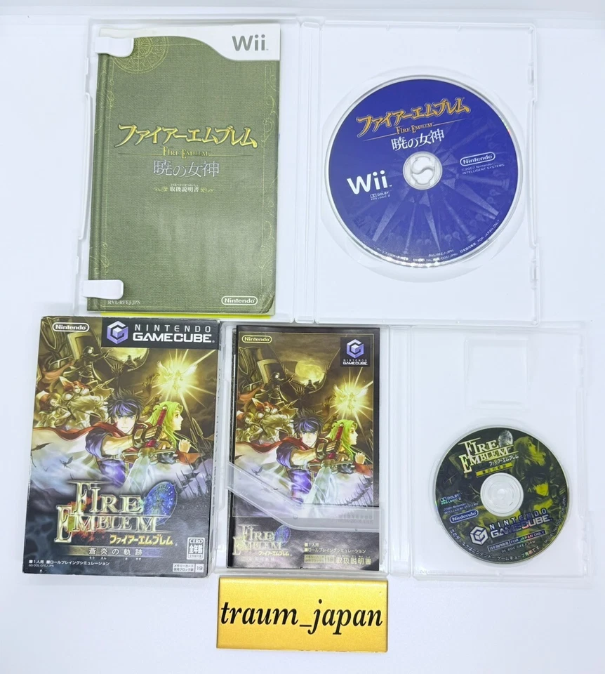Fire Emblem Path of Radiance & Radiant Dawn Nintendo GameCube Wii Japan ver. - Image 3 of 3