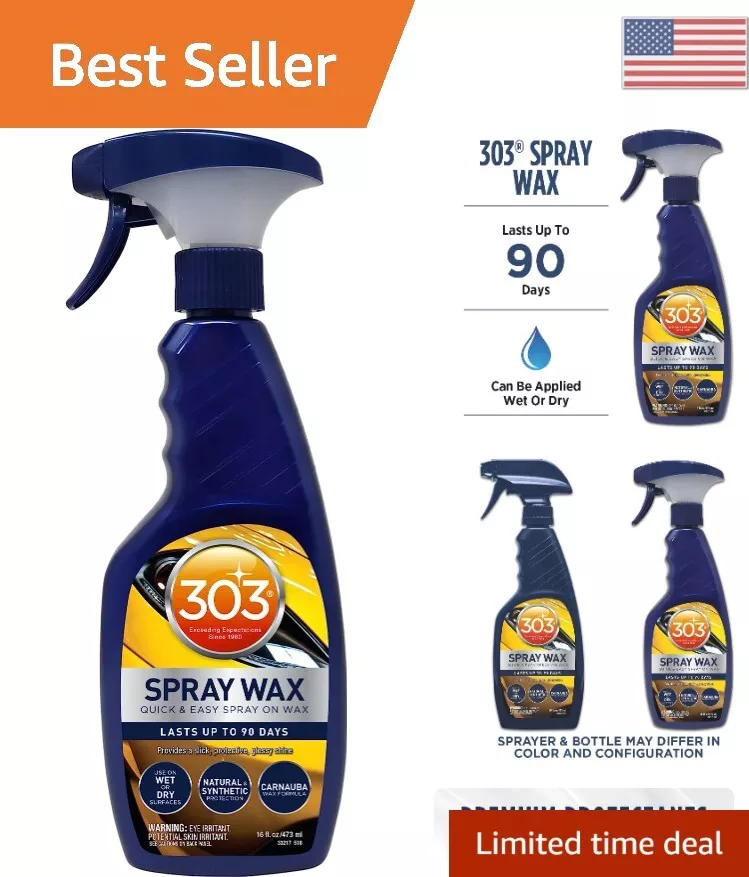 303 Quick Spray Wax with Carnauba, 16 fl oz