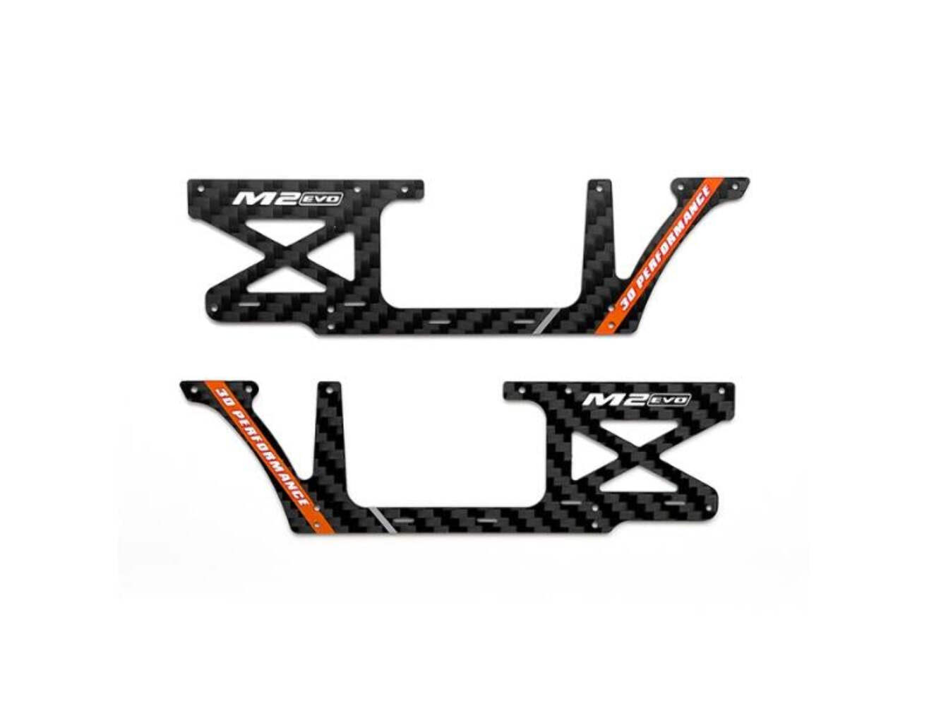 Fuselage Carbon Panel Set (Orange) - OMP M2 EVO : OSHM2326O