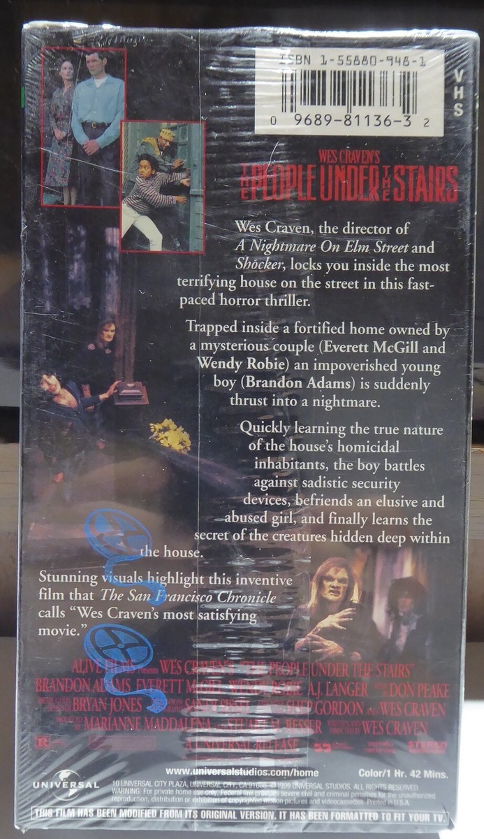 People Under The Stairs インスト12inch The People Under the Stairs (VHS, 1992) for sale online | eBay