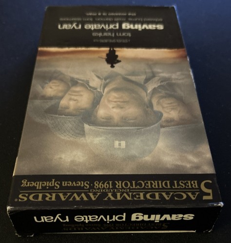 Saving Private Ryan VHS Tom Hanks Matt Damon Tom Sizemore Edward Burns 1999 Used - Picture 8 of 8