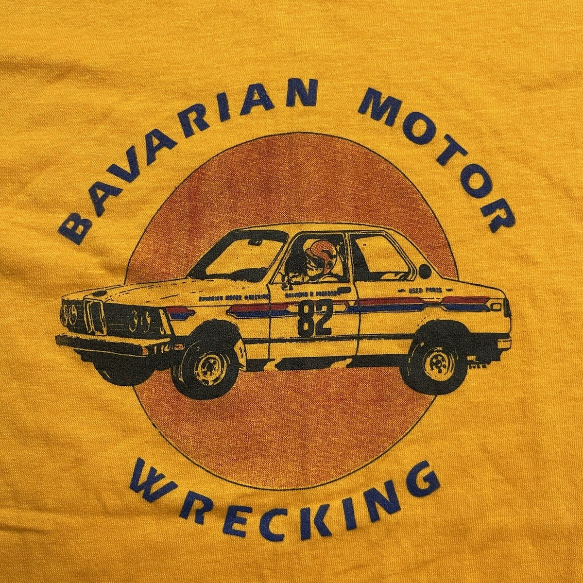 Vintage 80's BMW Bavarian Motor Wrecking Single Stitch Tee