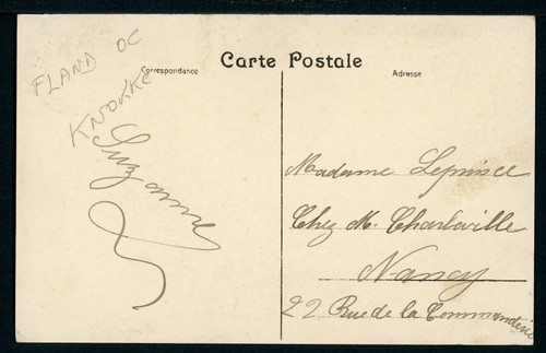 Carte Postale - Belgique - Duinbergen - Hôtel du Châlet (CP26214OK) - Photo 2/2