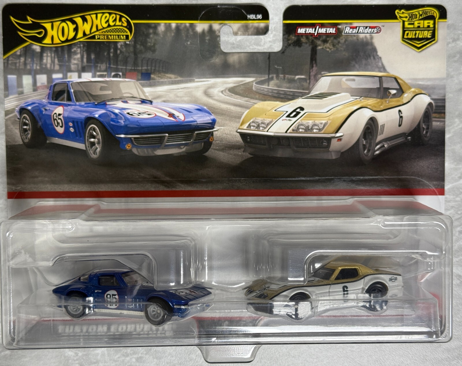 2024 Hot Wheels 2 Pack Corvette Stingray & '69 Copo Corvette , Free Shipping !