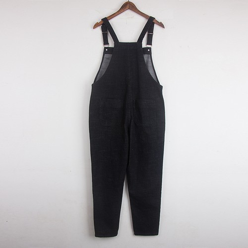 Womens Oversized Jumpsuit Strap Trousers Pants Overalls Denim Jeans Baggy Romper - Picture 11 of 26