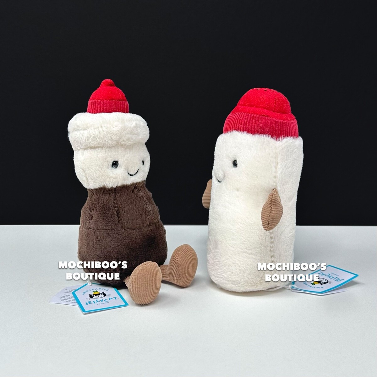 Jellycat VINNY VINEGAR & SALTY STEVE Selfridges Fish & Chips
