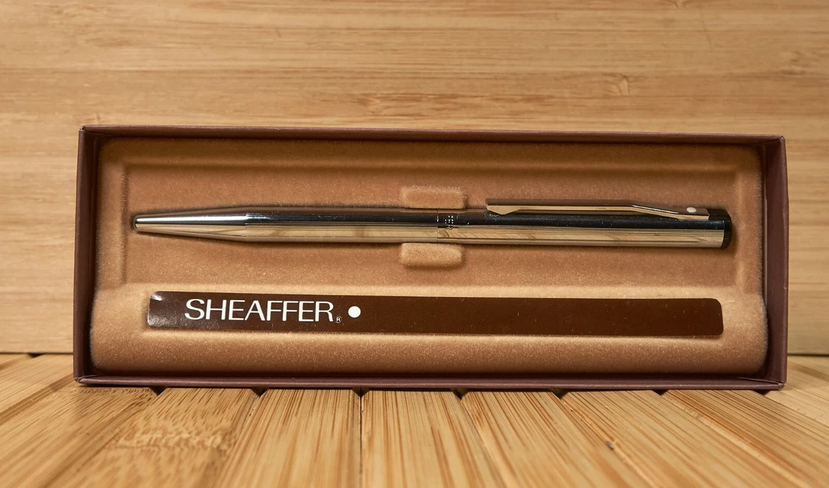 Vintage Sheaffer Stainless Steel Pen, Made in USA