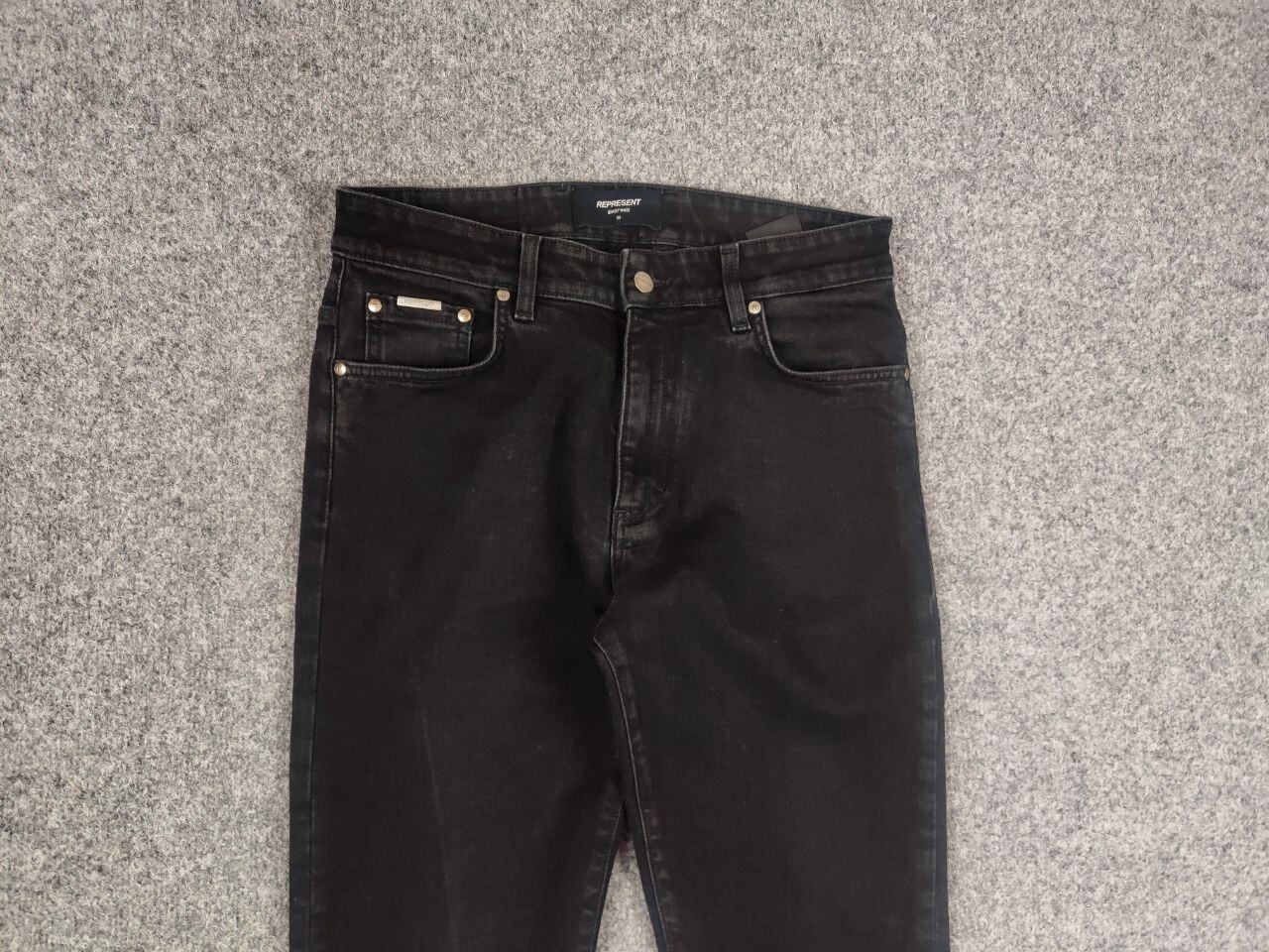 Represent Design Essential Denim Black Light Fade… - image 4